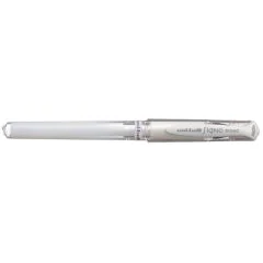 Stylo roller à encre gel - SIGNO Broad UM-153 - Blanc UNI-BALL UM-153 BL - Ecriture image