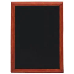 Ardoise murale - Cadre en bois couleur Acajou- 600 x 800 mm SECURIT Universal Image
