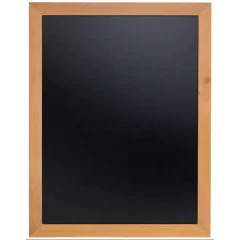 Ardoise murale - Cadre en bois couleur Teck - 600 x 800 mm SECURIT Universal Image