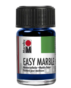 Photo MARABU : Peinture pour marbrure - 15 ml - Bleu ultramarin 13050039055