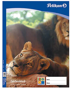 Photo Bloc à dessin de 10 feuilles - A2 PELIKAN