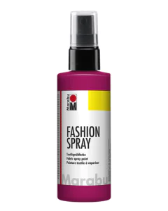 Photo MARABU : Peinture à vaporiser pour textile clair - Rose framboise 17190050005