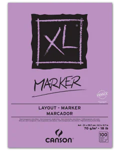 Photo CANSON :  Bloc pour croquis - XL MARKER A4 - 200297236