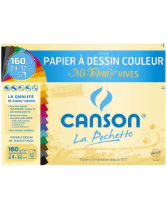 Photo CANSON : Étui de  feuilles Mi-teintes assorties - Couleurs neutres 200002776