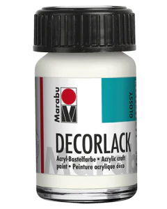 Photo MARABU : Vernis acrylique - Decorlack - 15 ml - Blanc