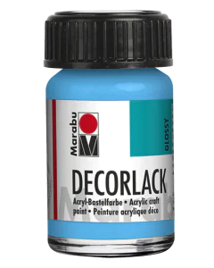 Photo MARABU : Vernis acrylique - Decorlack - 15 ml - Bleu clair