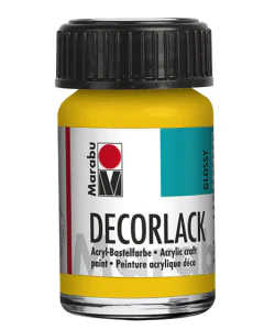 Photo MARABU : Vernis acrylique - Decorlack - 15 ml - Jaune moyen