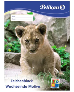 Photo PELIKAN : Bloc à dessin de 20 feuilles - A4 