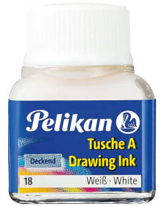 Photo PELIKAN :  Encre de chine A - Blanc 201673