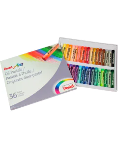 Photo PENTEL PHN4 : Lot de 36 craies pastelles d'huile PHN4-36