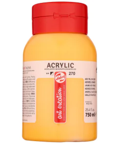 Photo ROYAL TALENS : Peinture acrylique ArtCréation - Jaune azo foncé - 750 ml