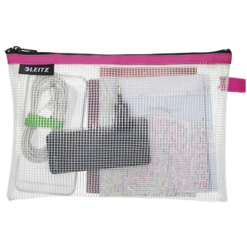 Image Pochette imperméable - Taille M - Transparent / Rose LEITZ WOW Traveller