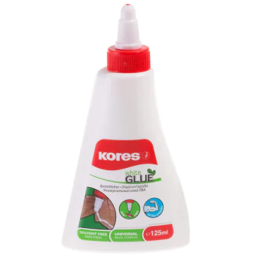 Colle blanche - Pour bricolage - 125 g : KORES White GLUE