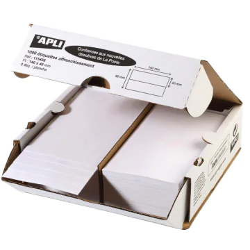 Photo Étiquettes d'affranchissement doubles - 140 x 40 mm AGIPA