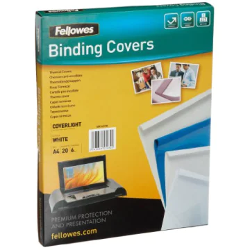 Photo FELLOWES 5379701 Chemise pour thermoreliure A4 - 9-32 feuilles - Blanc