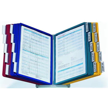 Photo Pupitre de table d'information - A4 : DURABLE VARIO Lot de 20 