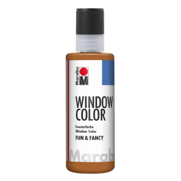 Photo MARABU FUN & FANCY :  Peinture pour Window Color - 80 ml - Marron Clair