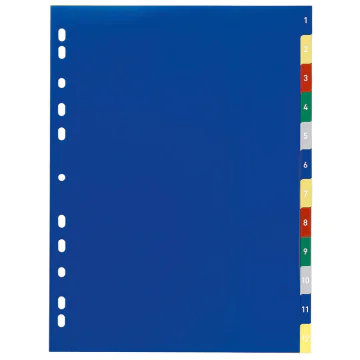 Photo DURABLE : Jeu de 12 intercalaires numériques 6750-27