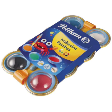Photo PELIKAN : Boîte de peinture enfants Mini Friends - 8 couleurs