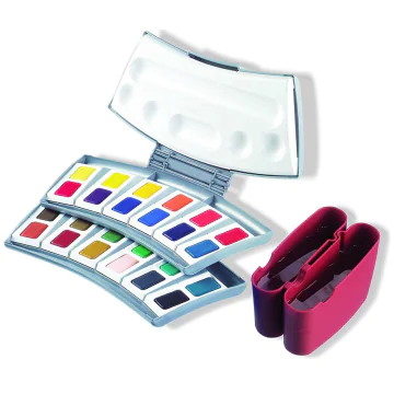 Photo Boite d'aquarelles d'études PELIKAN