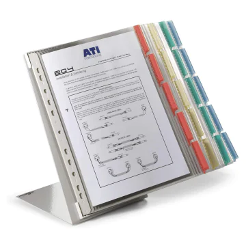 Photo DURABLE : Pupitre de table FUNCTION avec 20 poches presentoir - 5688-00