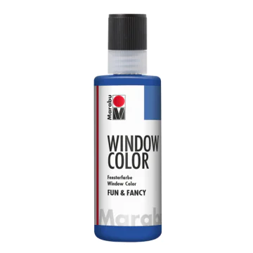 Photo MARABU FUN & FANCY :  Peinture pour Window Color - Bleu Outre Mer