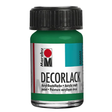 Photo MARABU : Vernis acrylique - Decorlack - 15 ml - Vert