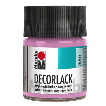 Photo MARABU : Vernis acrylique - Decorlack - 50 ml - Rose