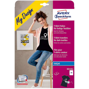 Photo Films transfert T-shirts foncés - Blanc AVERY