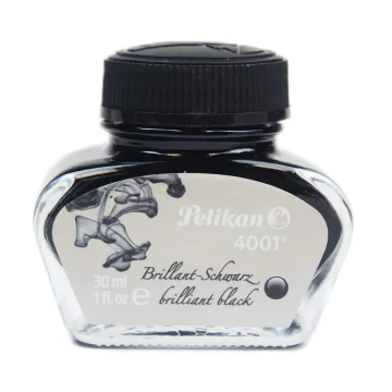 Photo PELIKAN : Encre de chine 4001 - Noir Brillant 301051