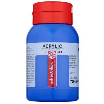 Photo ROYAL TALENS : Peinture acrylique ArtCréation - Bleu outremer - 750 ml