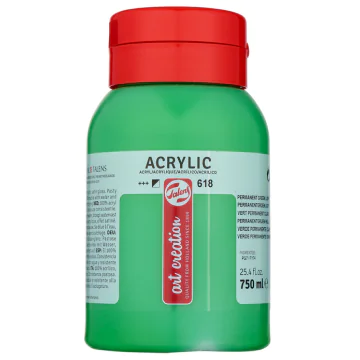 Photo ROYAL TALENS : Peinture acrylique ArtCréation - Vert clair - 750 ml