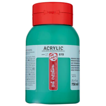 Photo ROYAL TALENS : Peinture acrylique ArtCréation - Vert foncé - 750 ml