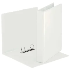 Photo Classeur A5 personnalisable 2 anneaux - Dos de 40 mm - Blanc ESSELTE