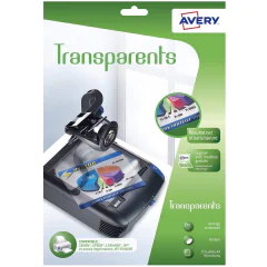 Photo Film Transparent pour rétroprojecteur - A4 AVERY 2503