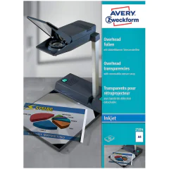 Photo Transparent pour rétroprojecteur avec bandes optiques - A4 AVERY