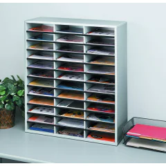 Image Trieur de bureau - 36 compartiments - Gris FELLOWES 25061