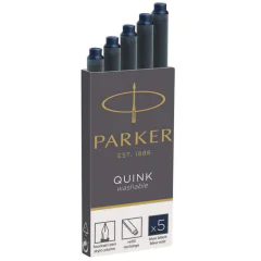 Photo Cartouches d'encre Quink - Noir/bleu PARKER 